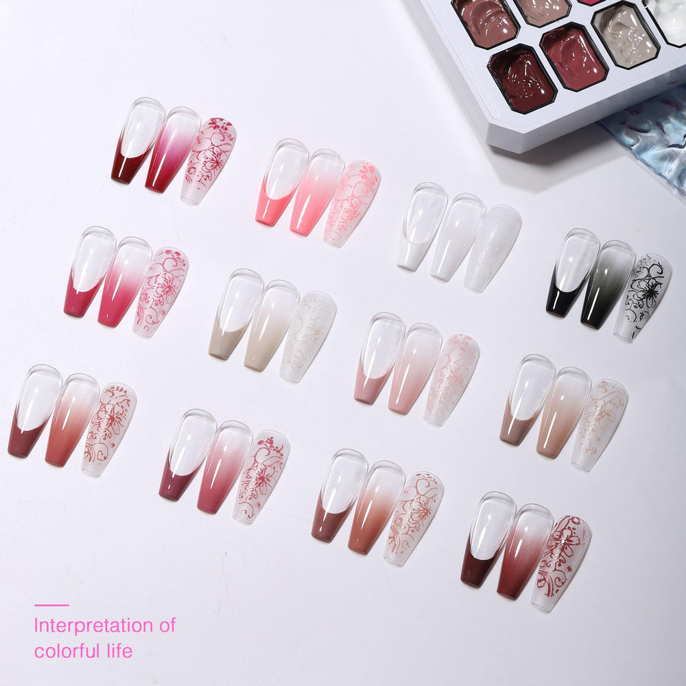 GELLAKTIK nail art stickers sheets for fast decorative accents and customization