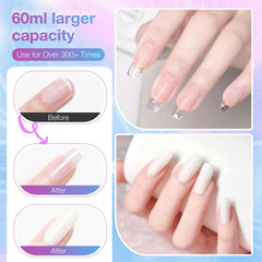 GELLAKTIK finished nail with 3D floral accent showing durable raised design
