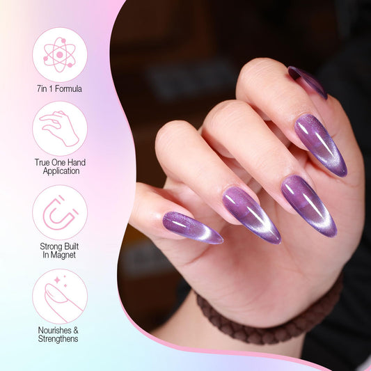 GELLAKTIK pen tip with detachable magnet snapped on, ensures precise cat-eye distance