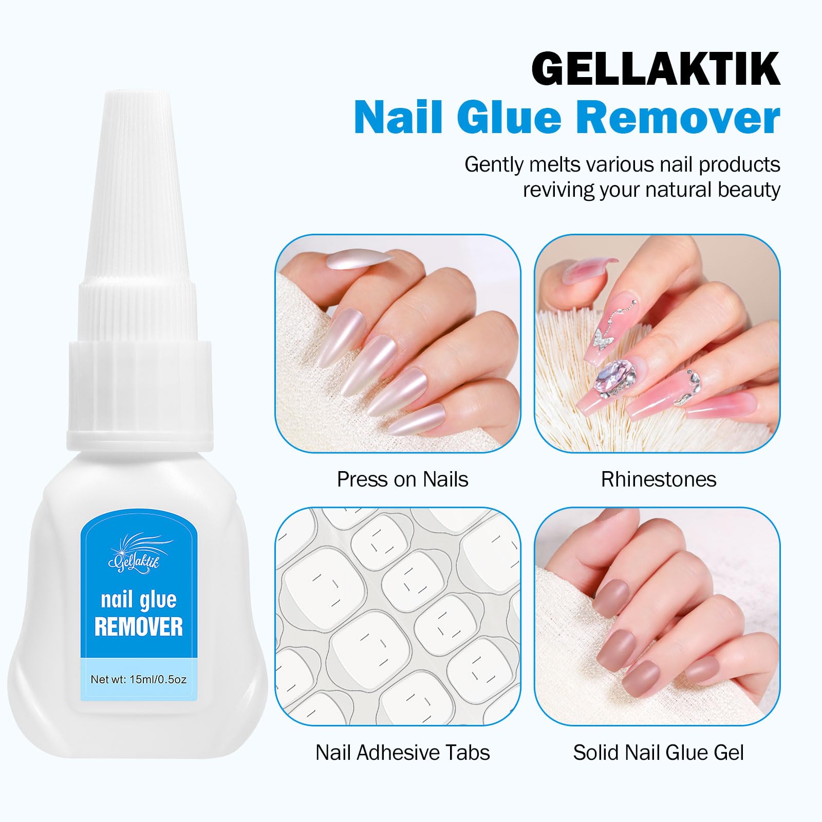 GELLAKTIK press-on nails in use showing long-lasting hold during daily tasks