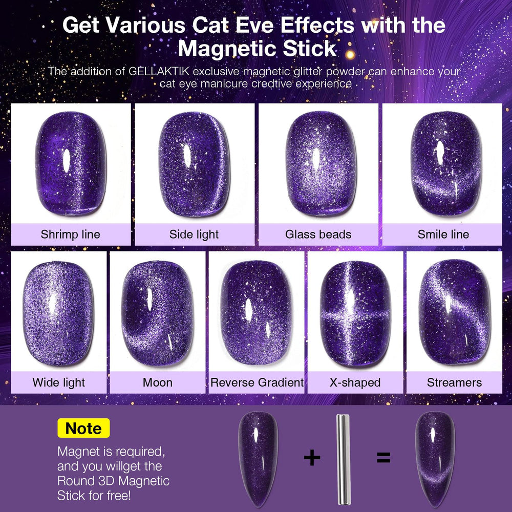 GELLAKTIK gel texture macro showing glitter particles and smooth finish