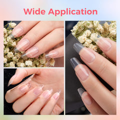 GELLAKTIK before and after repair illustrating strengthened, restored nails