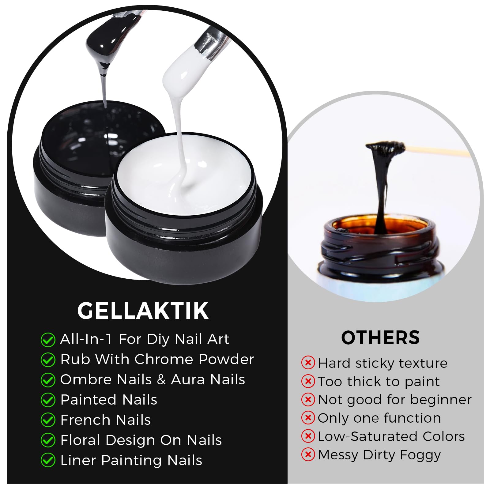 GELLAKTIK ergonomic stamper and metal scraper for precise transfers