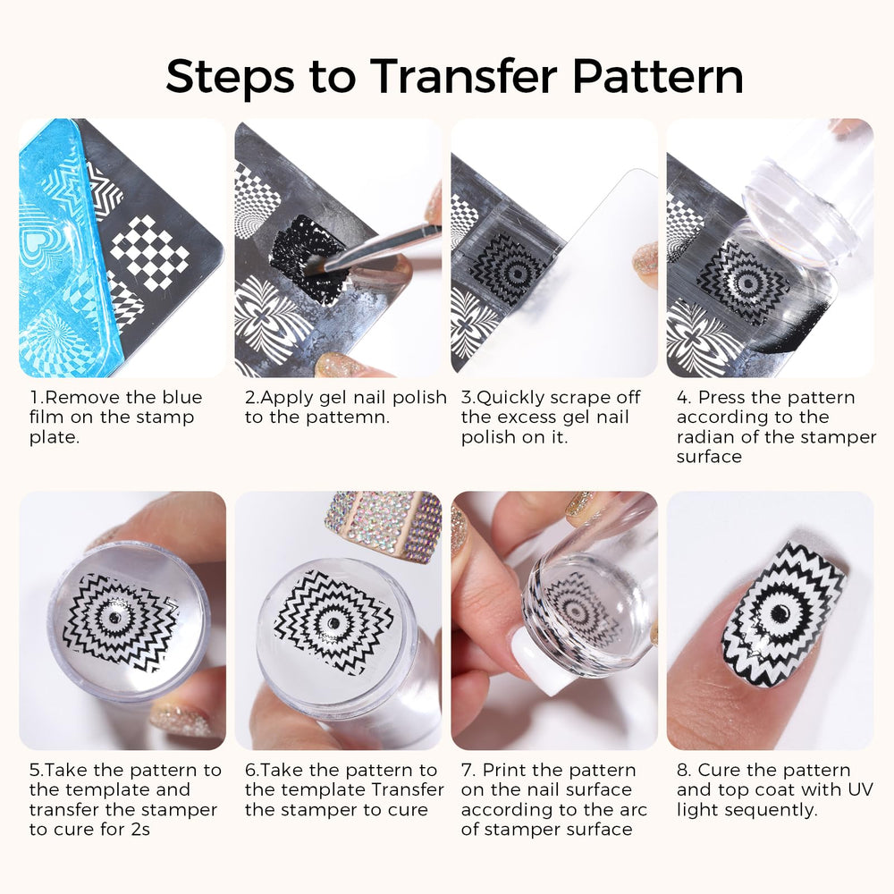 GELLAKTIK stamper picking up a design for accurate imprinting