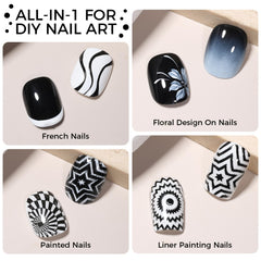 GELLAKTIK stamping plate patterns close-up for varied nail designs