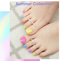GELLEN applied to fingernails showing neat finish and no-lamp convenience