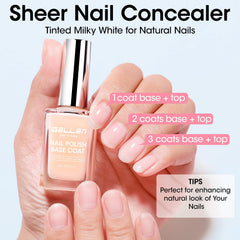 GELLEN polish being applied to hand demonstrating fast air-dry use