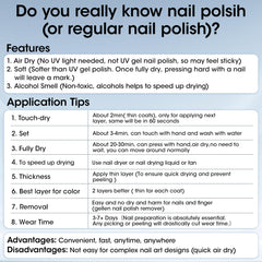 GELLEN before and after nails showing ridge smoothing benefit
