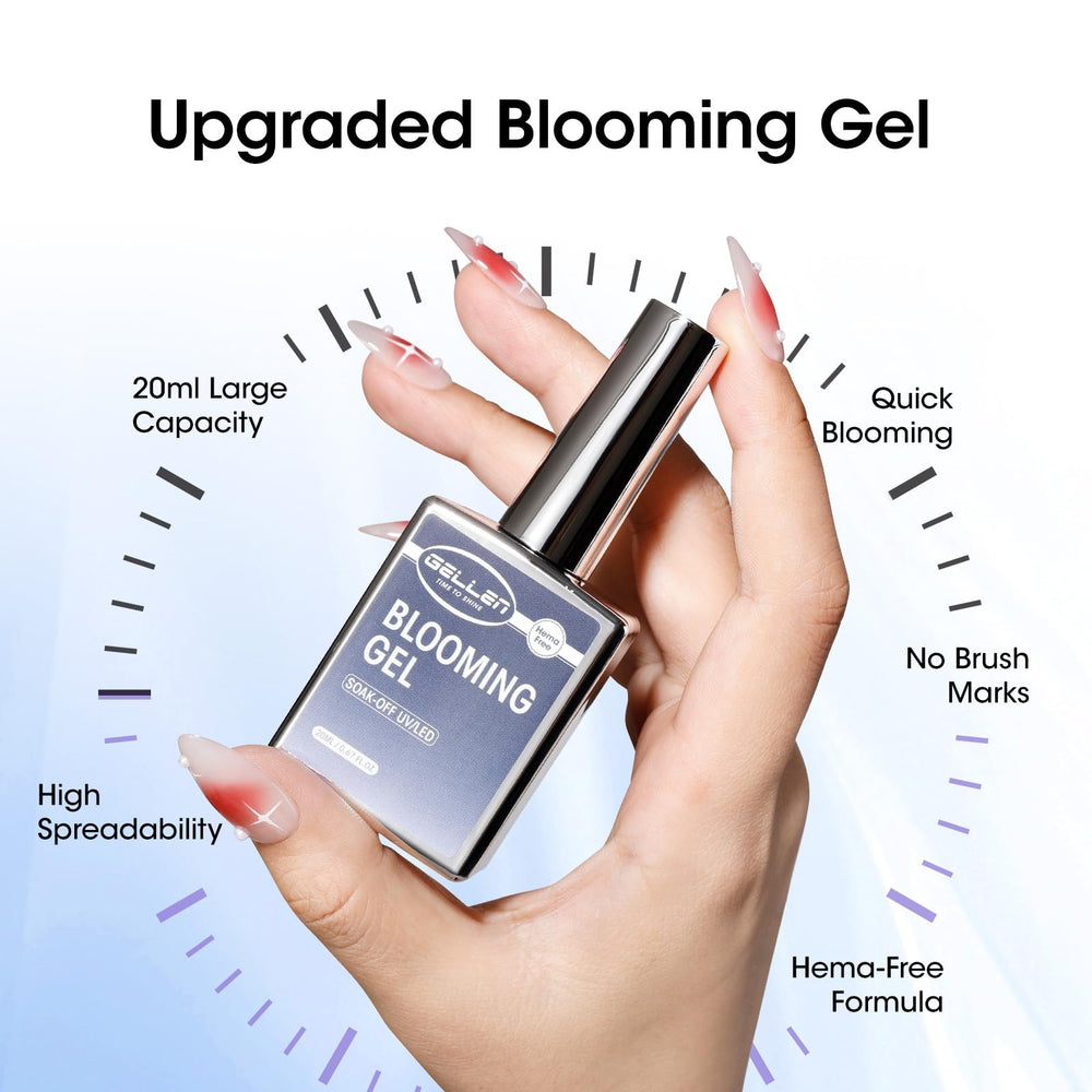 GELLEN close-up brush applying gel, demonstrating easy control and smooth spread