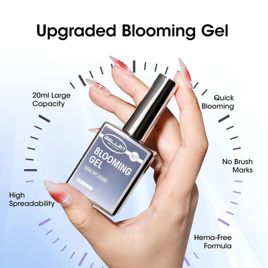 GELLEN close-up brush applying gel, demonstrating easy control and smooth spread