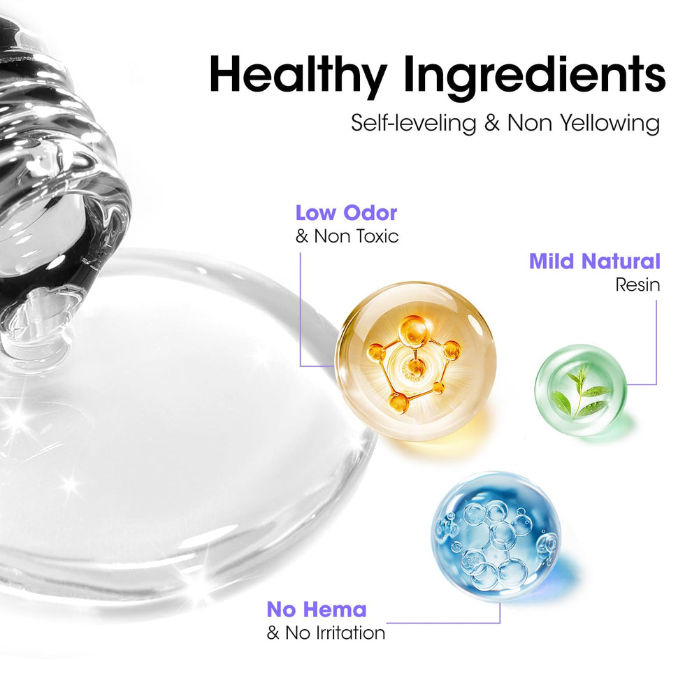 GELLEN label and ingredients close-up, emphasizing HEMA-free safety detail