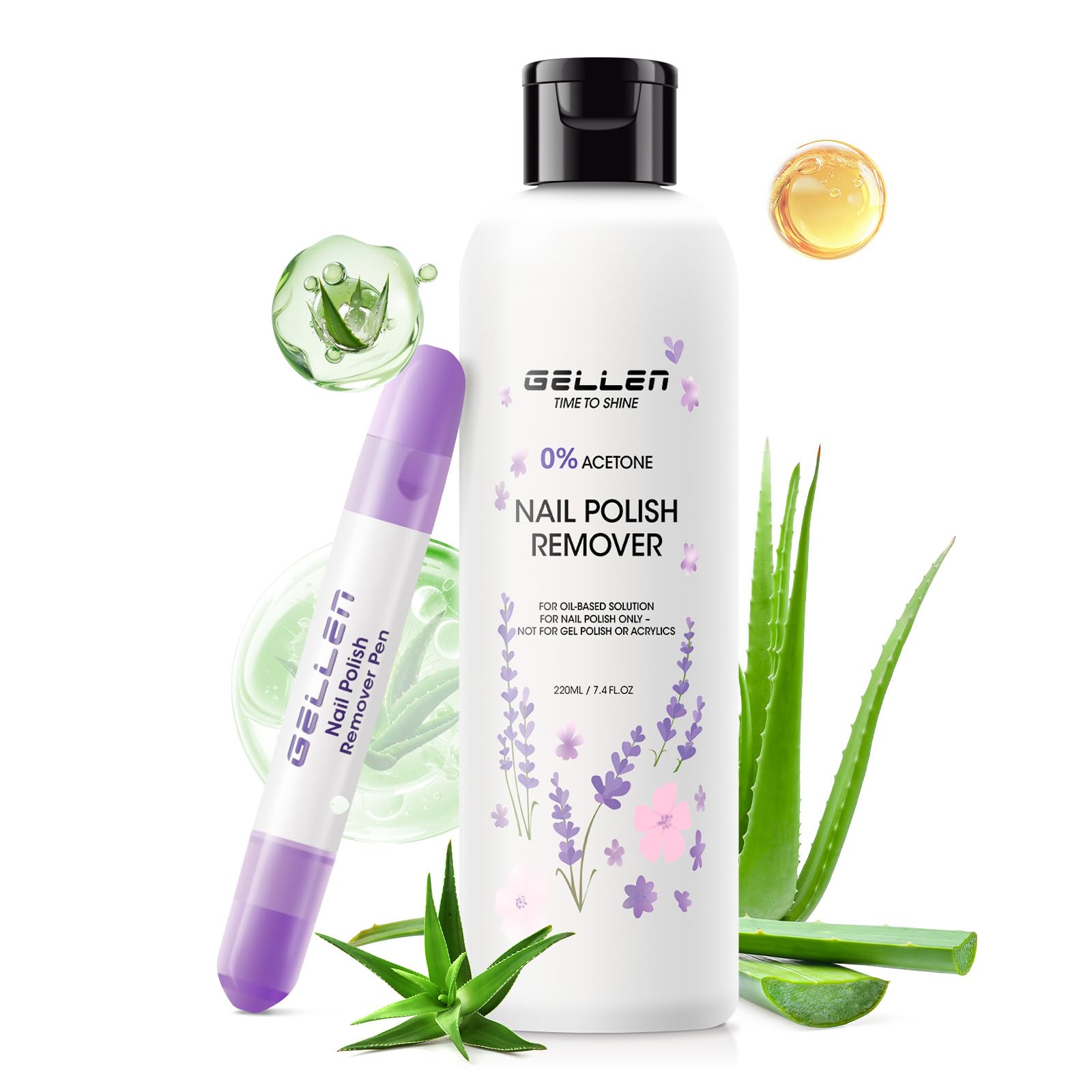 GELLEN bottle front label showing product and benefits