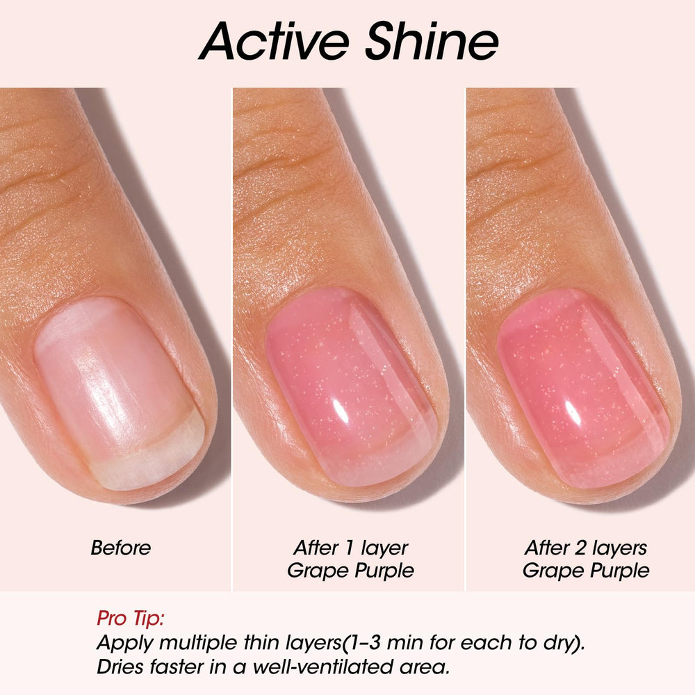 GELLEN bottle label showing key actives for strengthening nails