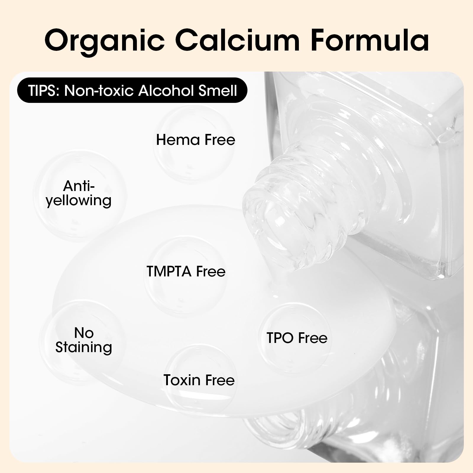 GELLEN bottle beside ruler showing compact size and travel-ready benefit