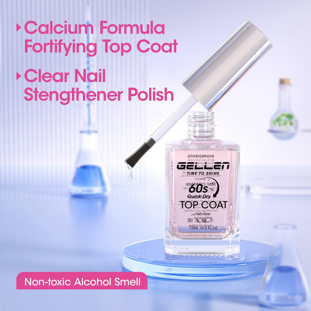 GELLEN bottle beside ruler to show size and portability benefit