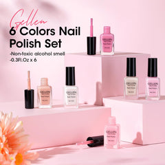 GELLEN bottle with other spring shades showing color collection options