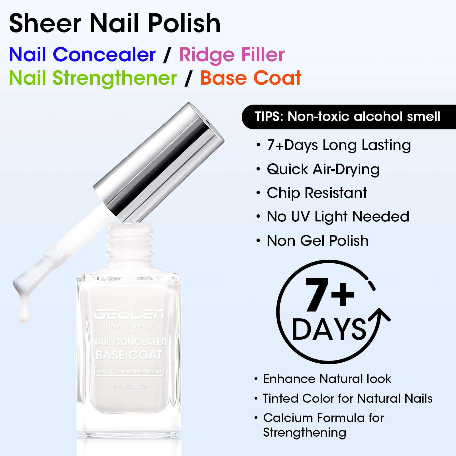 GELLEN brush and cap detail displaying easy, precise application