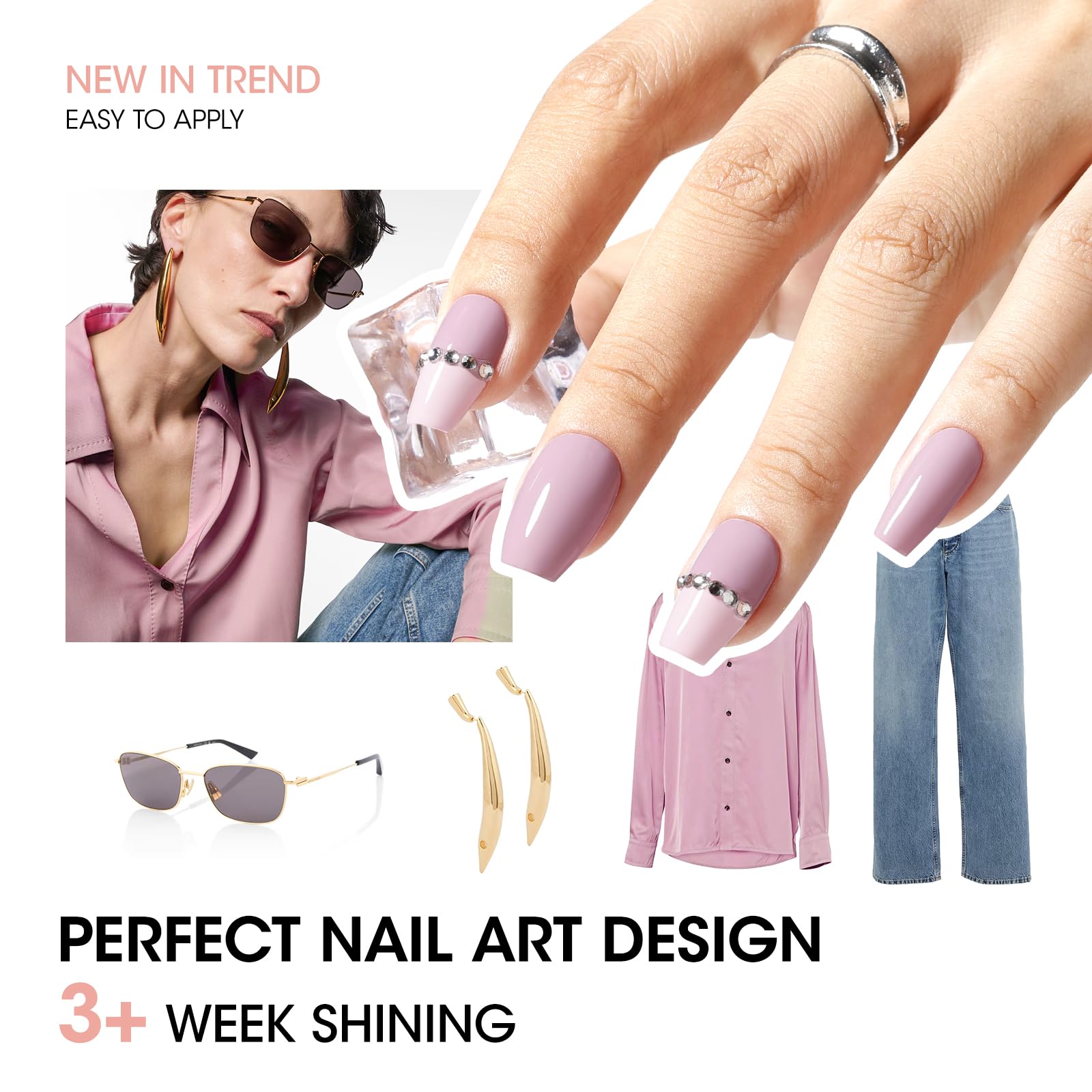 GELLEN brush stroking polish to show smooth texture and even application benefit
