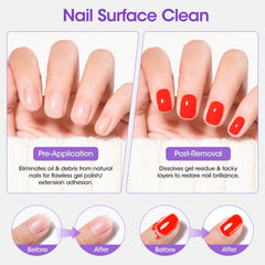 GELLEN cleansing brush being rinsed to remove hardened gel benefit: restores tool performance