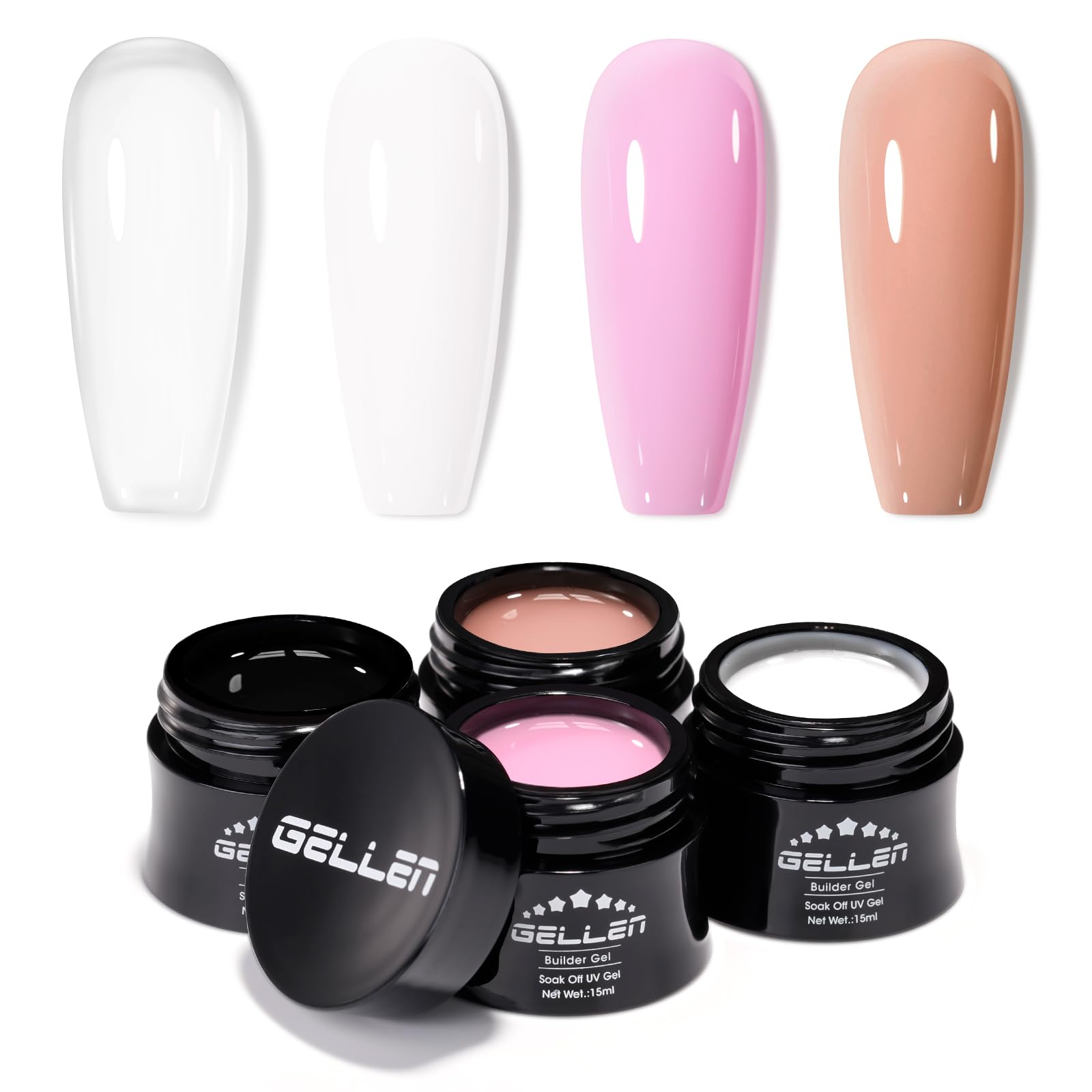 GELLEN front packaging showing all kit contents and easy salon setup