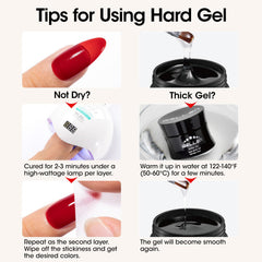 GELLEN builder gel size scale next to coin showing compact 15ml jars for travel convenience