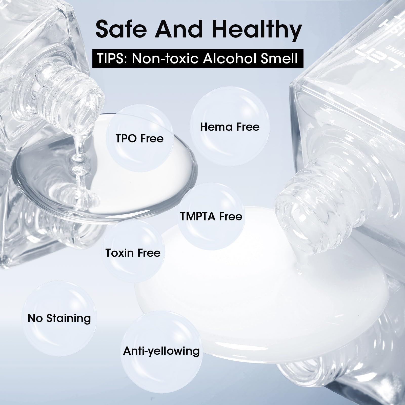GELLEN cap and label detail highlighting ingredients and toxin-free benefit