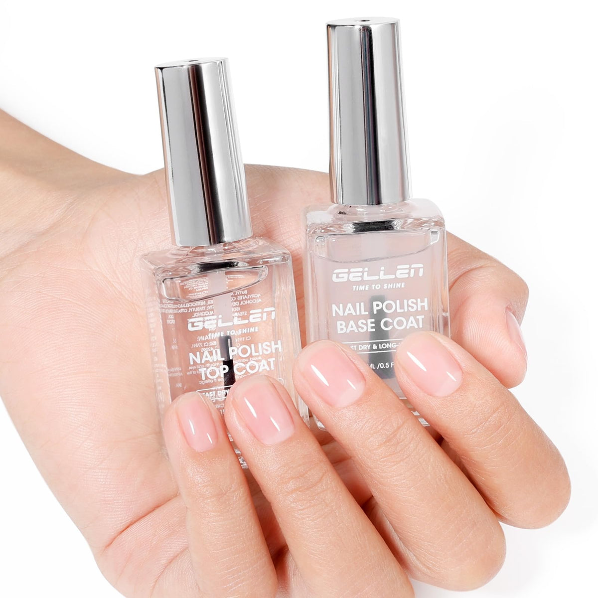 GELLEN clear bottle front showing full product and branding for reliable polish