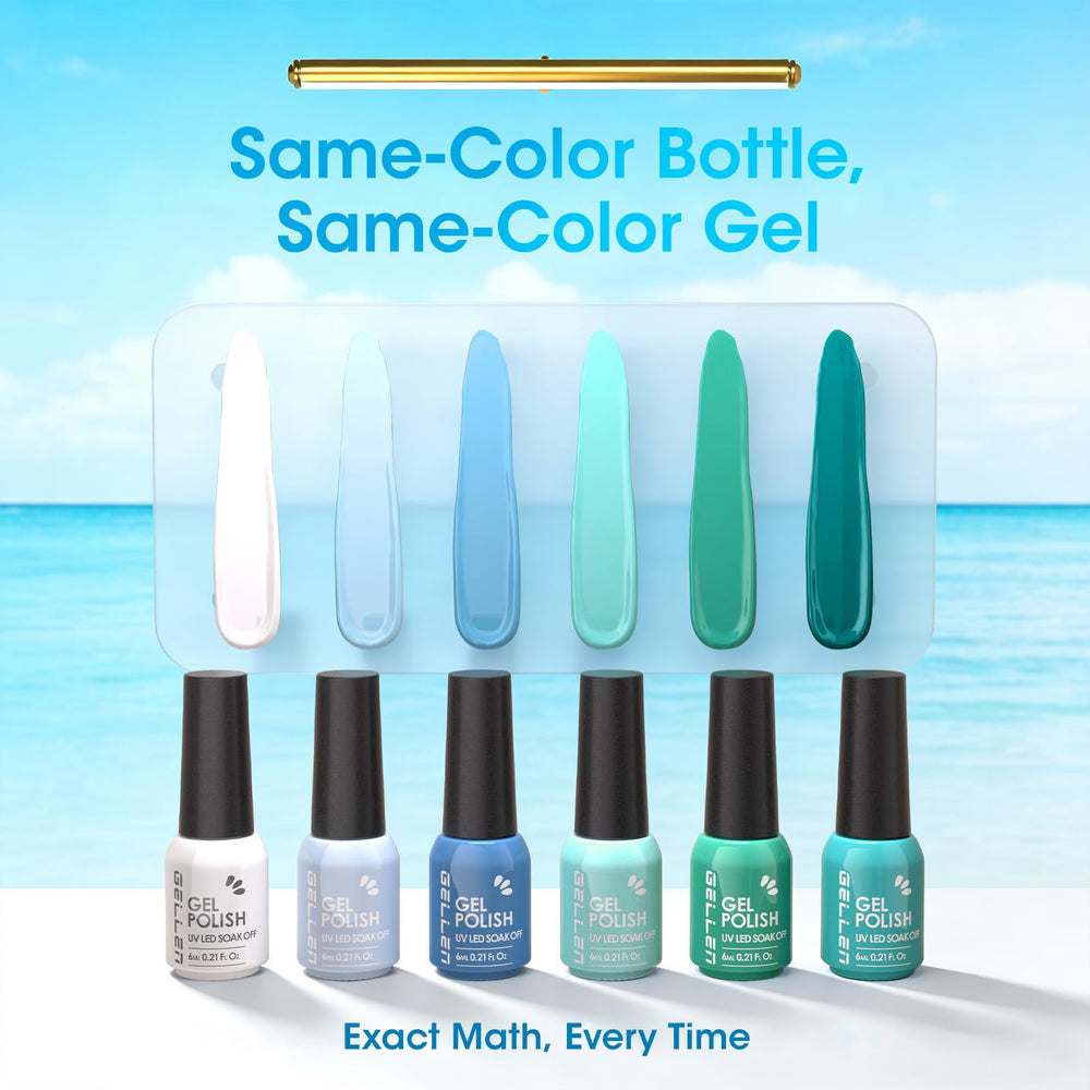 GELLEN close-up brush stroke displaying smooth self-leveling texture