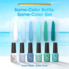 GELLEN close-up brush stroke displaying smooth self-leveling texture
