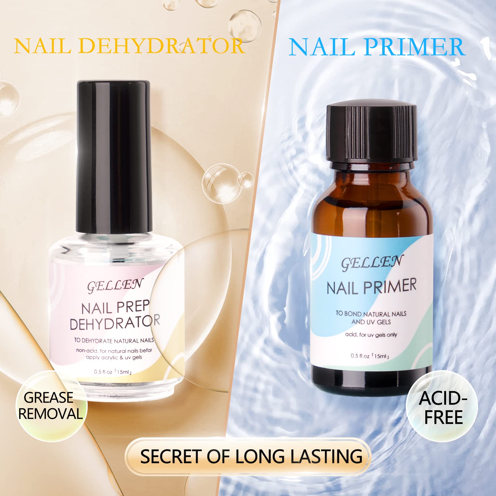 GELLEN brush tip close-up for precise application and control