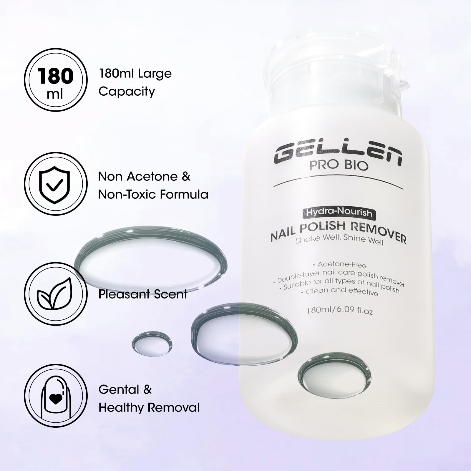 GELLEN ingredient close-up with aloe and shea for hydrating advantage