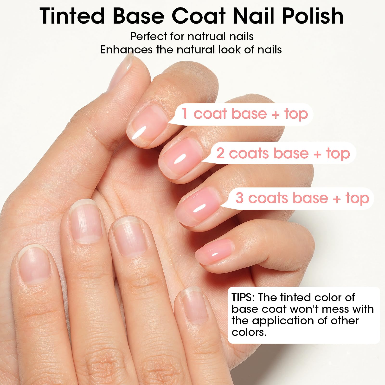 GELLEN close-up smoothing ridges and improving nail texture benefit