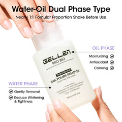 GELLEN dual-phase liquid mixed after shaking for effective nourishing removal
