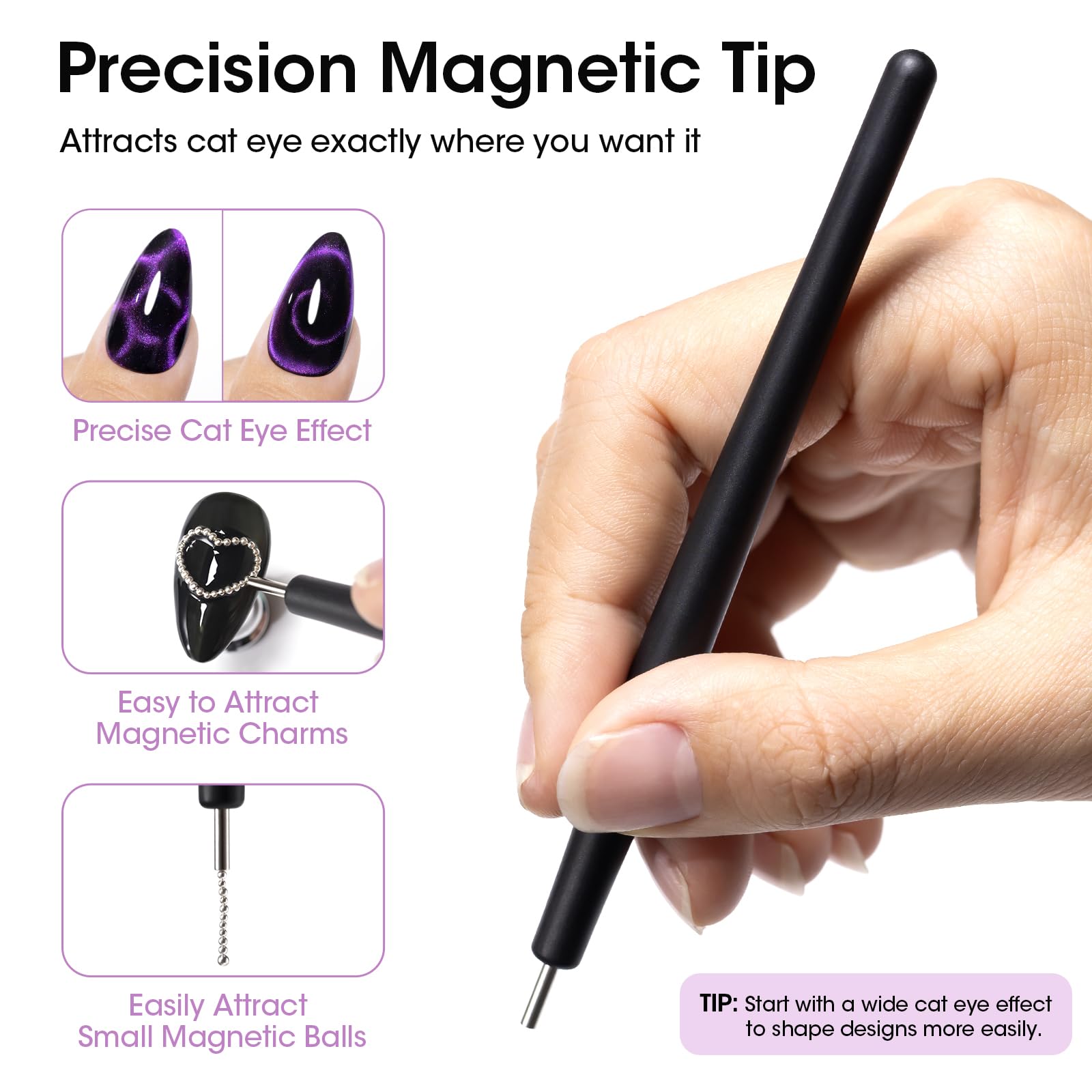 GELLEN French tip guide plate close-up for consistent curved smile lines