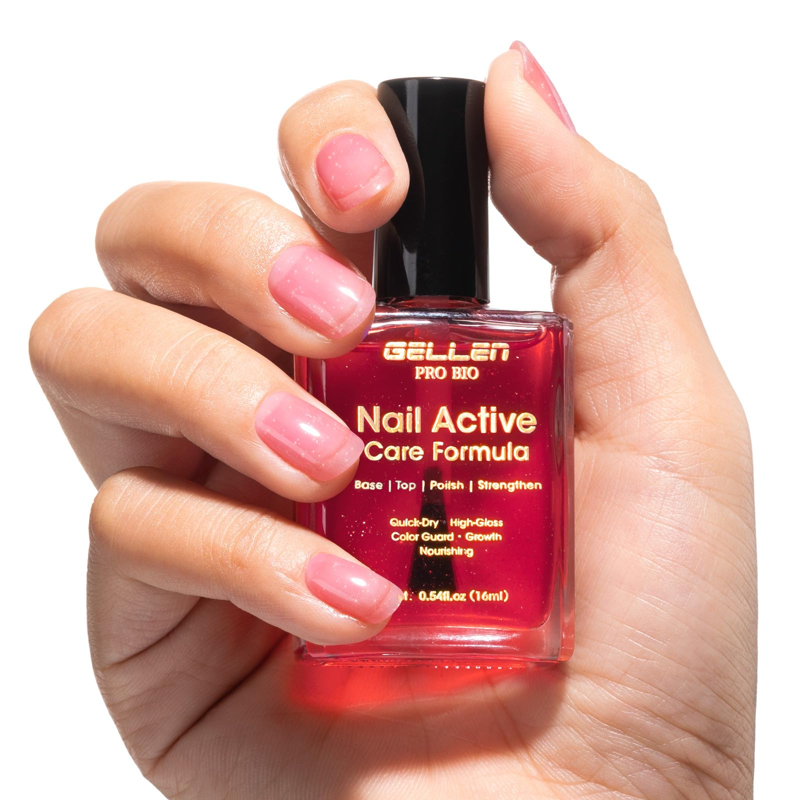 GELLEN front bottle showing one-step glow polish benefit shiny finish