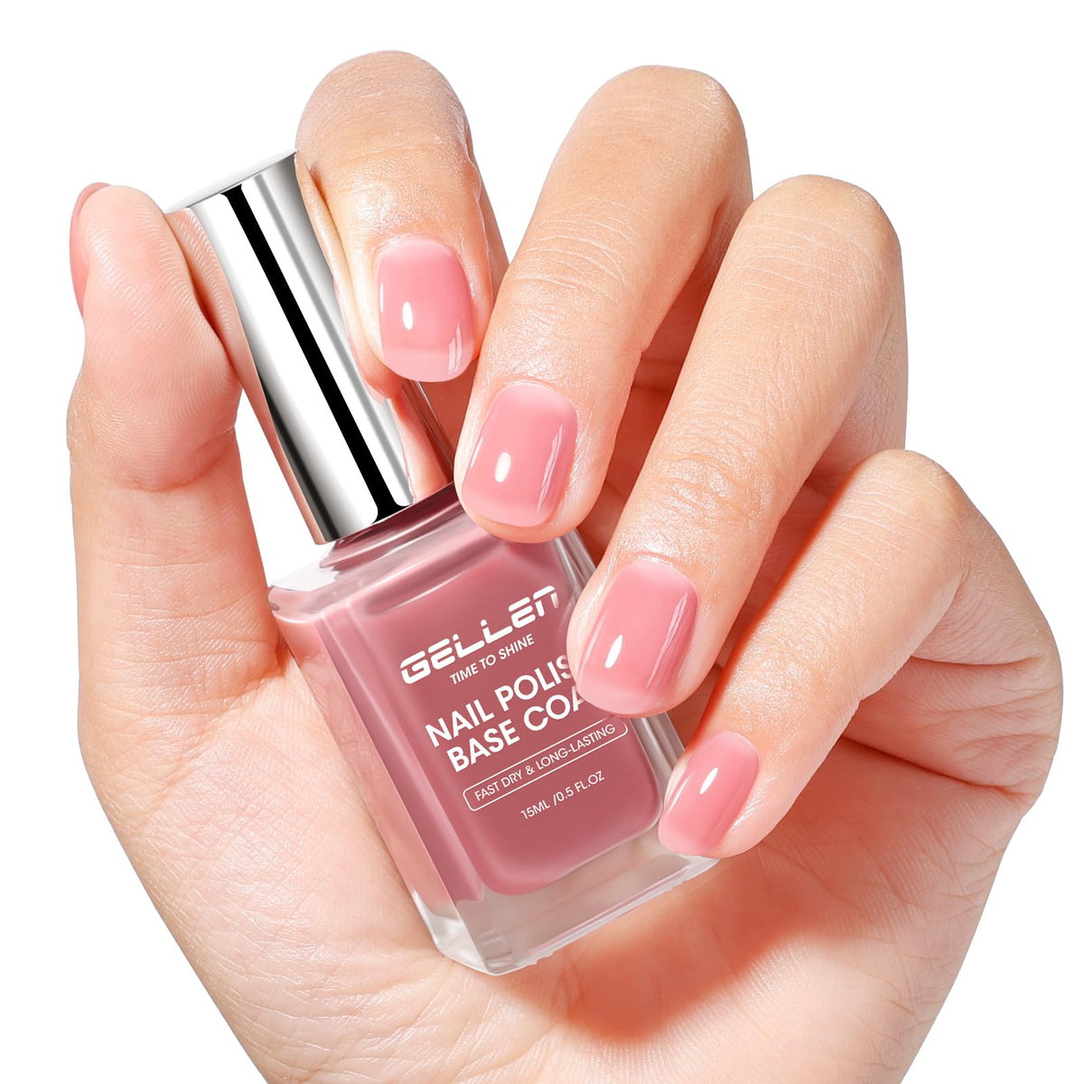 GELLEN front bottle shot showing clean packaging and tinted polish benefit