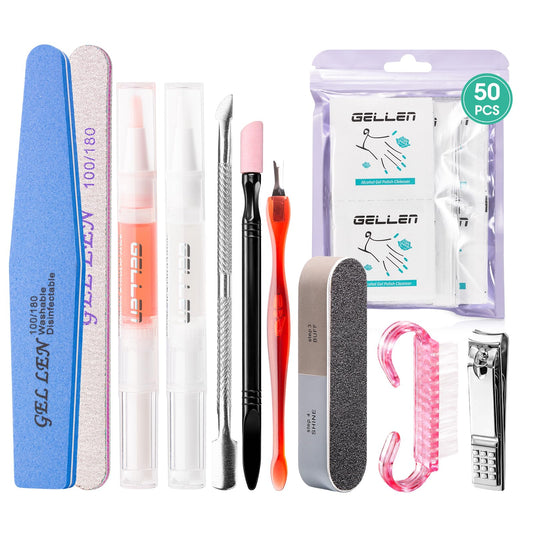 GELLEN front packaging showing full kit and travel convenience