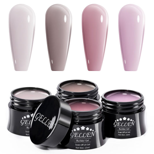 GELLEN front packaging set showing all four bottles and colors for easy selection