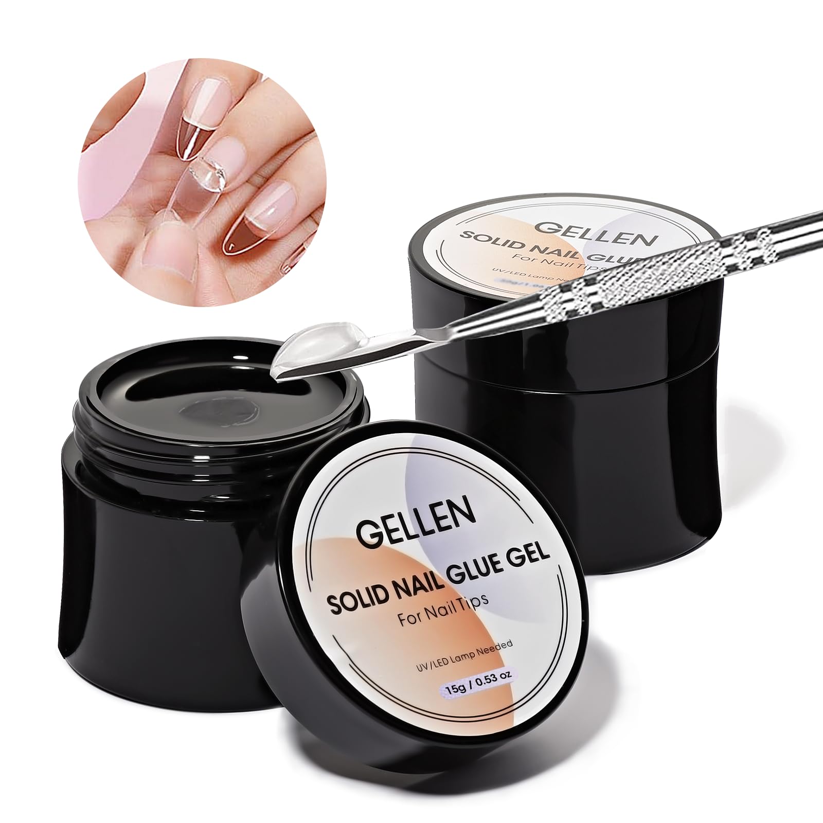 GELLEN front packaging showing two 15g pots and clear labeling for strong hold