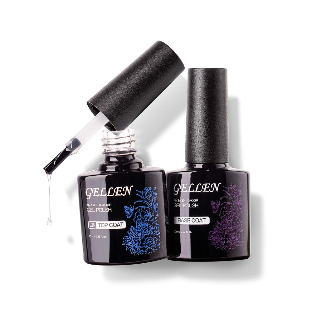GELLEN front packaging showing both 10ml base and top coat, professional finish