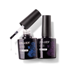 GELLEN front packaging showing both 10ml base and top coat, professional finish