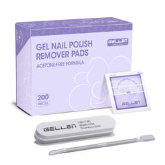 GELLEN front packaging showing 200 individually wrapped pads and benefits