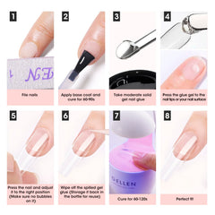 GELLEN gel texture on skin highlighting controlled, non-sticky consistency