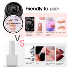 GELLEN gel tube close-up showing no-drip texture for precise application