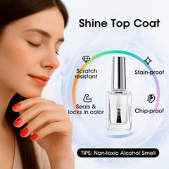 GELLEN texture swipe showing high-gloss gel-like finish and shine