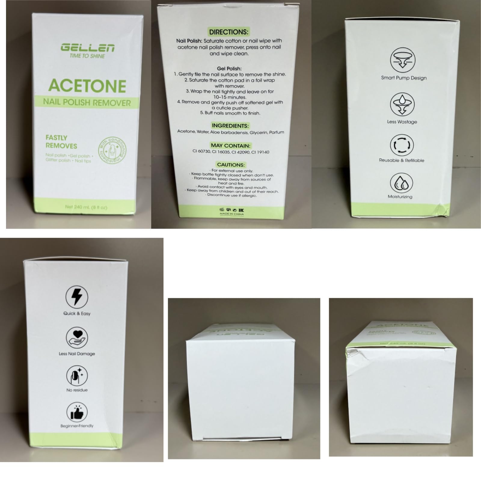 GELLEN grape scent emphasis showing pleasant aroma during removal benefit
