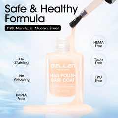 GELLEN bottle on vanity suggesting clean-beauty, everyday use