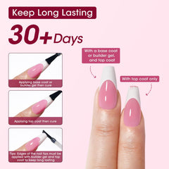 GELLEN hands applying tip illustrating fast salon-style application