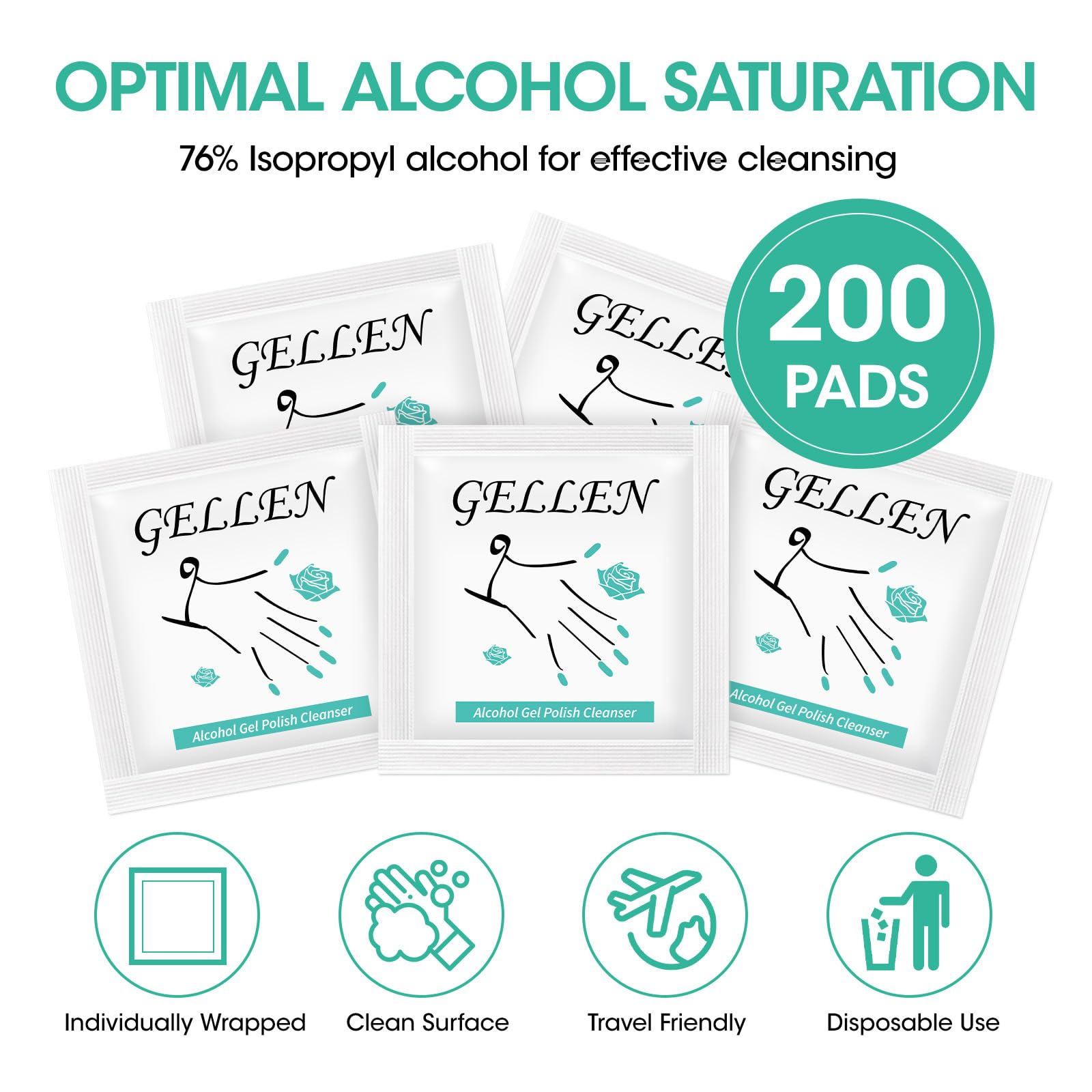 GELLEN individual packet open ready to use for quick touchups