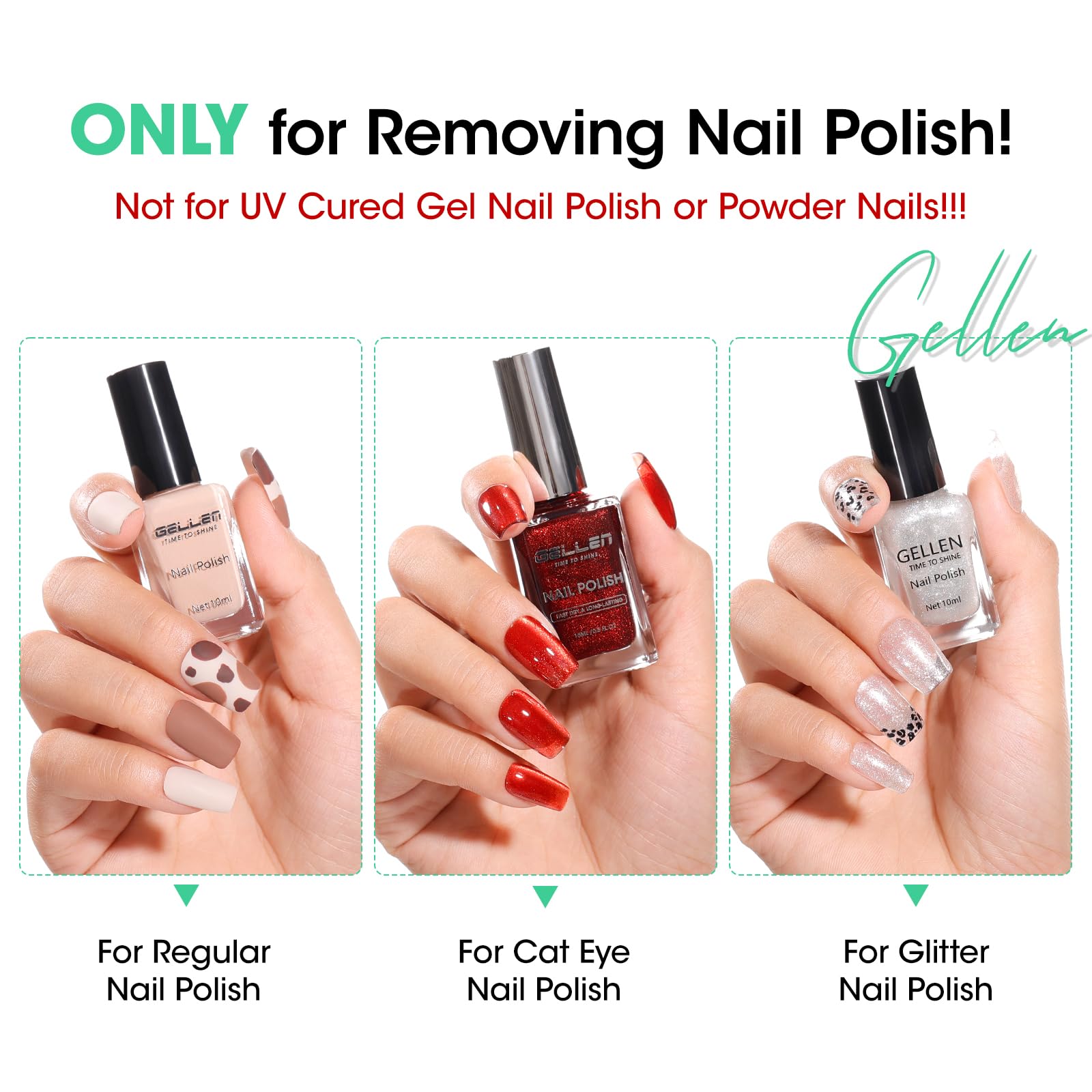 GELLEN label and ingredient list highlighting plant-based glycerin and vitamin E benefits